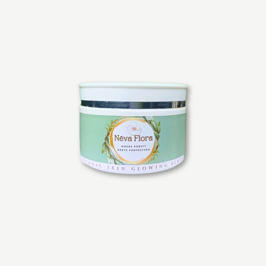 Organic skin glowing scrub